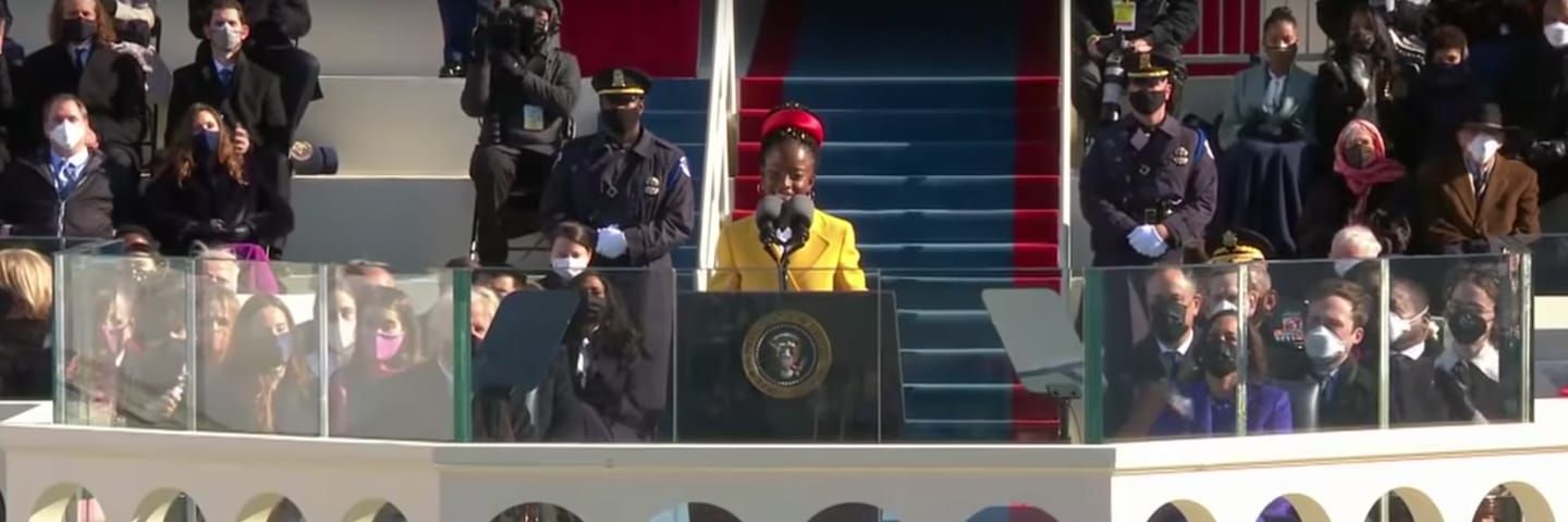poet Amanda Gorman reads video